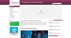 Desktop Screenshot of pretech.nu
