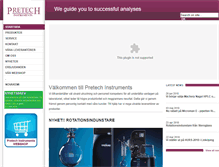 Tablet Screenshot of pretech.nu