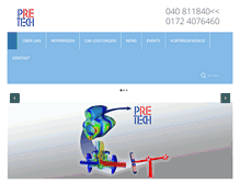 Tablet Screenshot of pretech.de